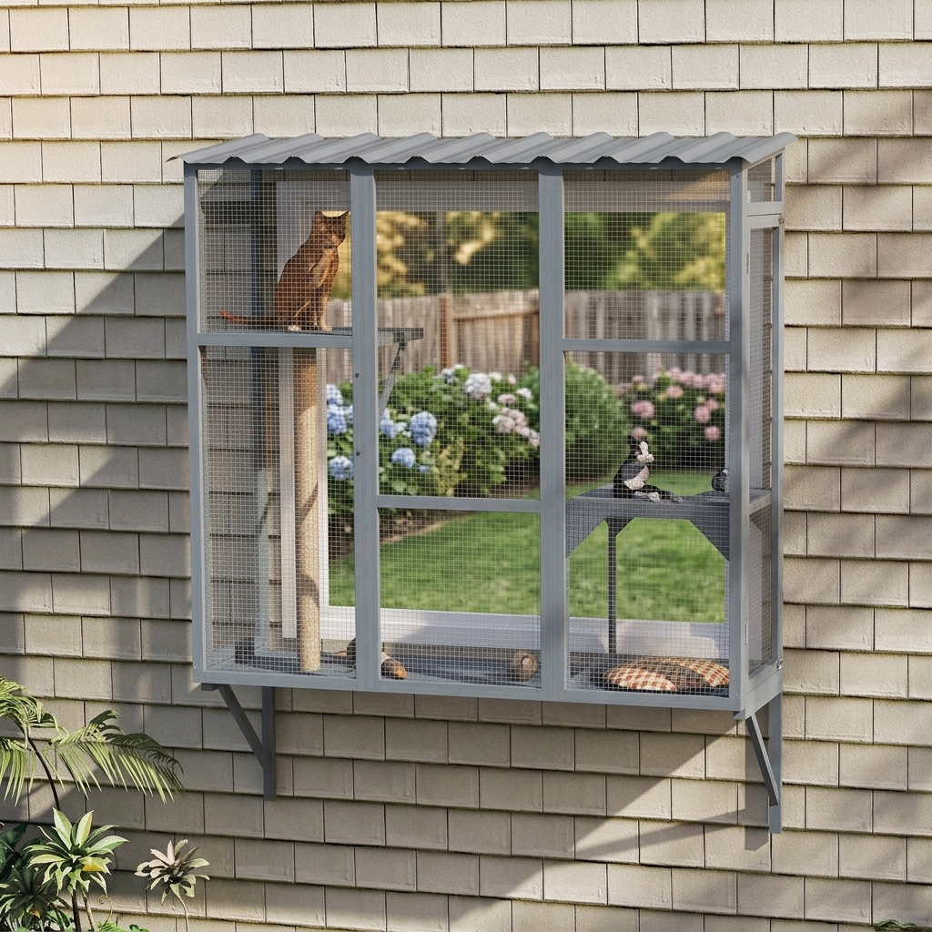 The MeowTested Window Catio view 10
